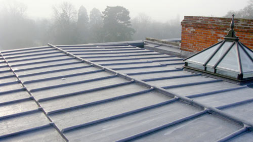 Lead roofing
